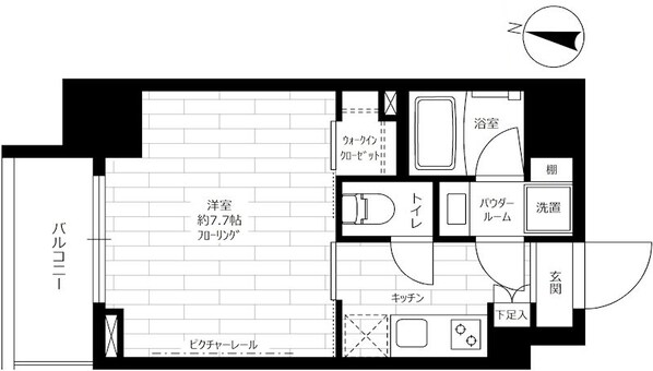 大島駅 徒歩2分 12階の物件間取画像